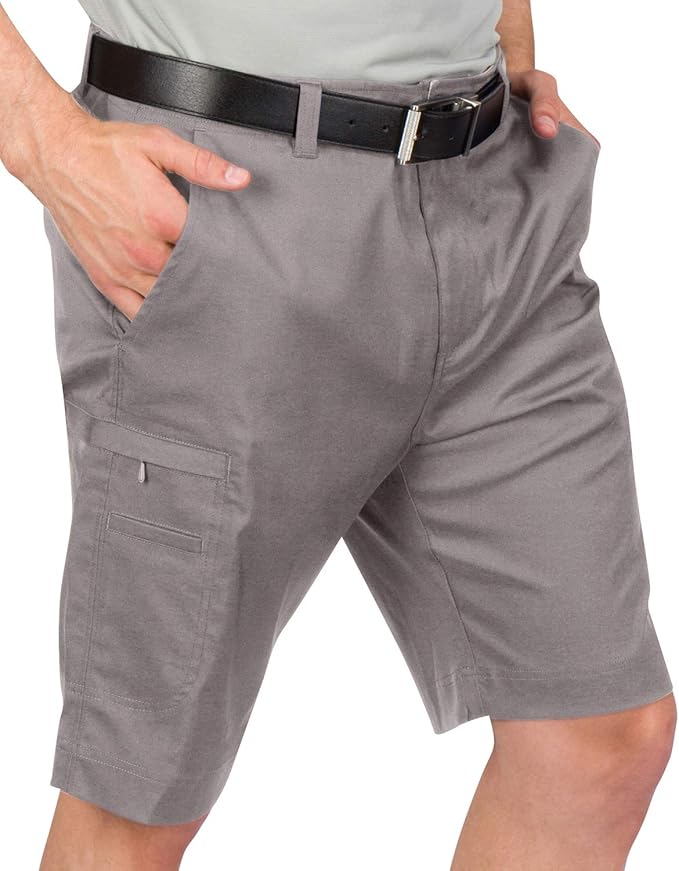 Dry Fit Cargo Golf Shorts for Men Lightweight, Moisture Wicking