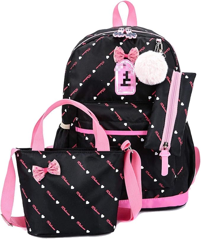 School Backpacks Nylon Schoolbag For Teenagers Girls Cute Student Book