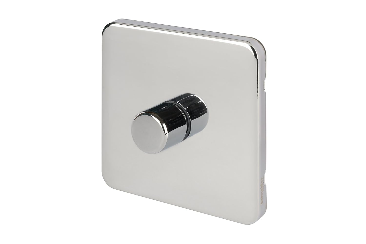 Schneider Electric GGBL6012LPCS Lisse Screwless Deco LED Dimmer 1G 2W 100W/VA PC, 100 W, 240 V, Polished Chrome - Image 3