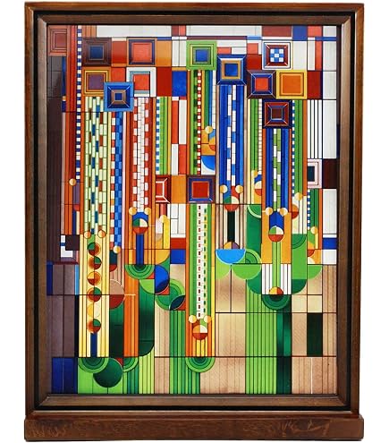 Amazon.com: Ebros Frank Lloyd Wright Tree of Life Stained Glass