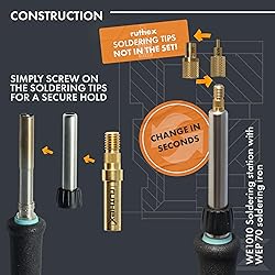 ruthex 2x Soldering Tips adapter for Weller series