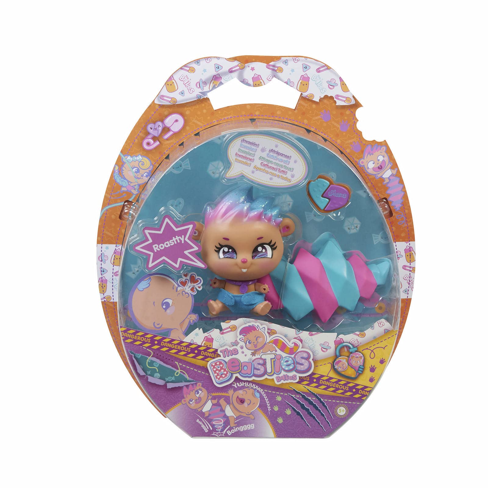 The Bellies From Bellyville - Beastie Roasty, Friend, Pet Bellies, Gift, Multicoloured (Famous 700015799)