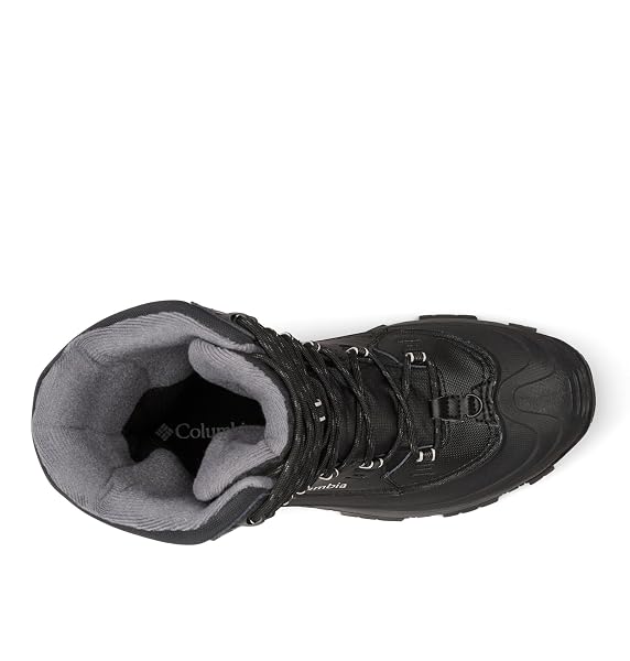 COLUMBIA MENS BUGABOO III XTM WATERPROOF INSULATED SNOW BOOT, BLACK/COLUMBIA GREY, 13