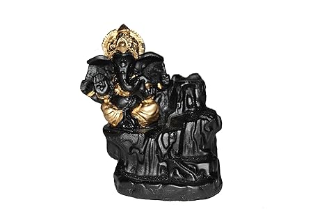 CSU Smoke Ganesha Fountain Gold Hair Black Base (Gold)