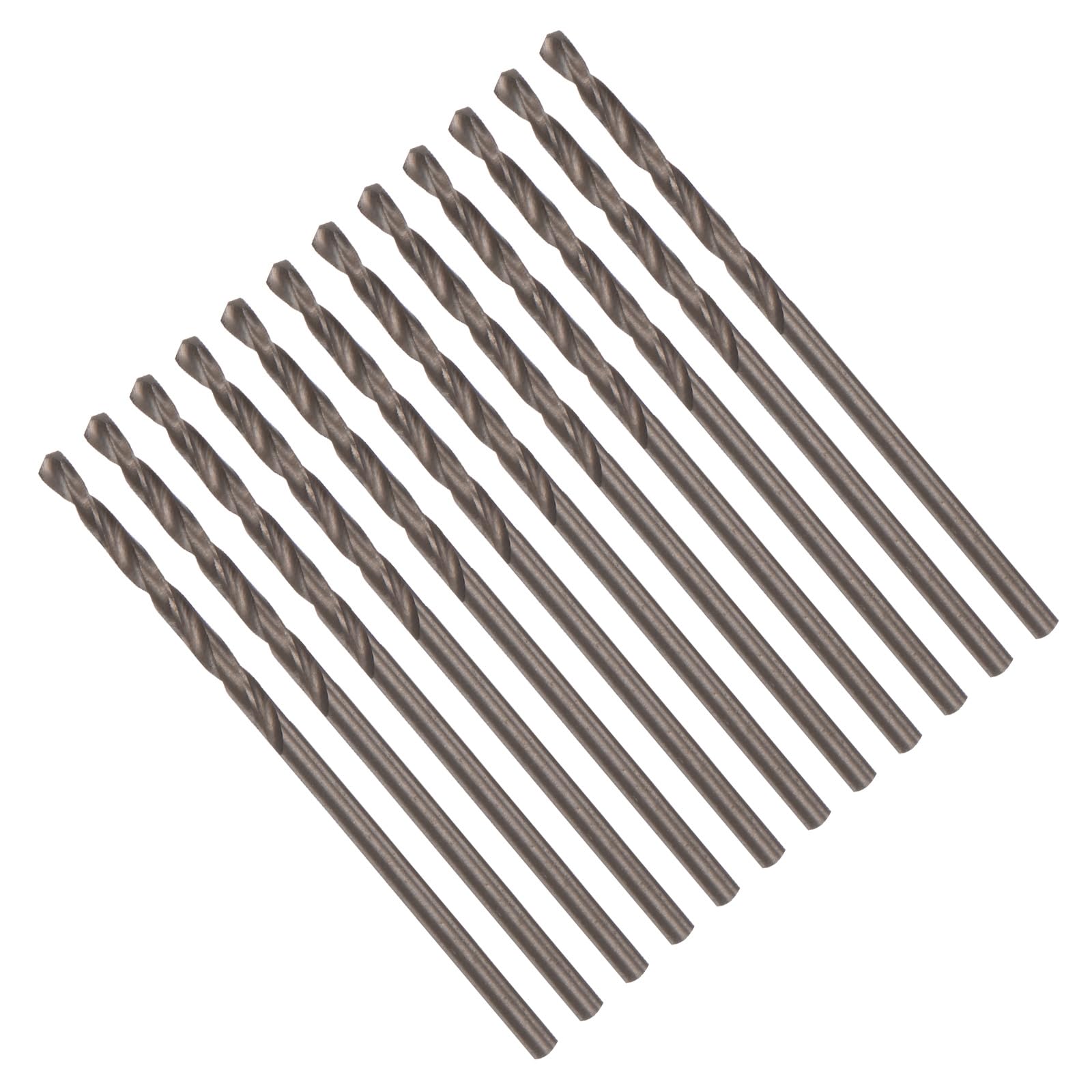 CoCud Cobalt Twist Drill Bits, 2mm Cutting Diameter 0.08" Shank, M35 High-Speed Steel Jobber Drill Bit Set (Applications: for Metal Wood Plastic), 12-Pieces โ image 1