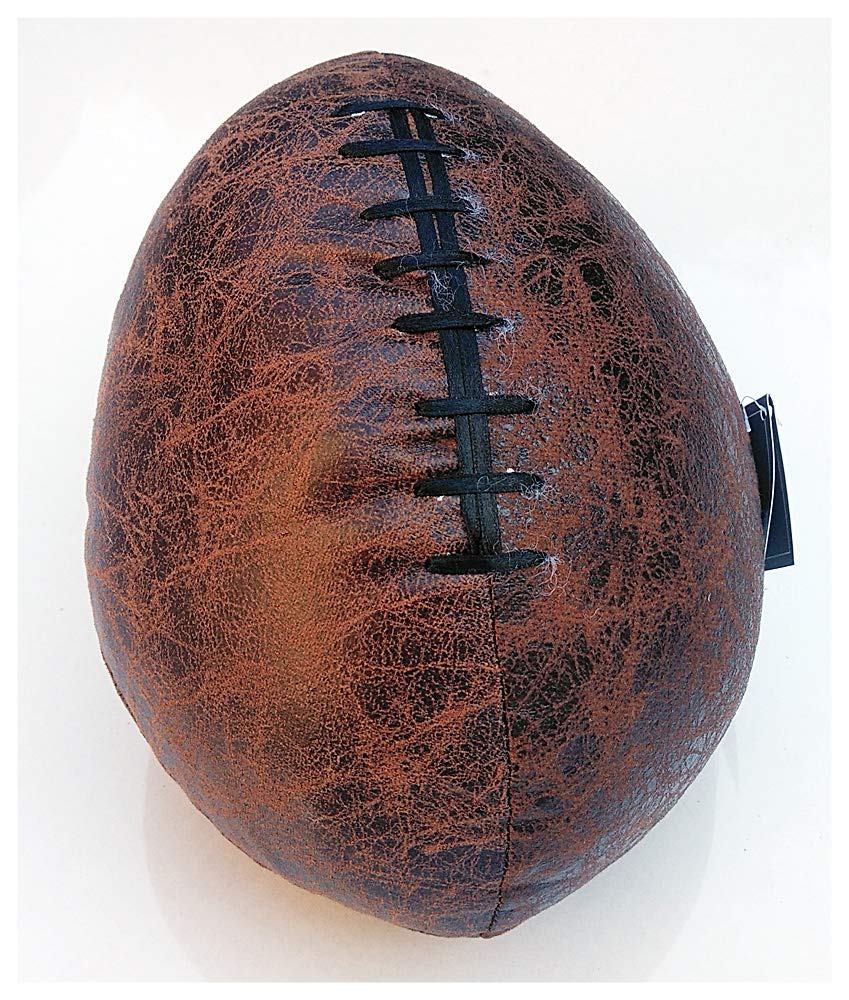 Delightful Rugby Ball Doorstop Made from Faux Leather - Ideal Gift for All Lovers of Rugby!