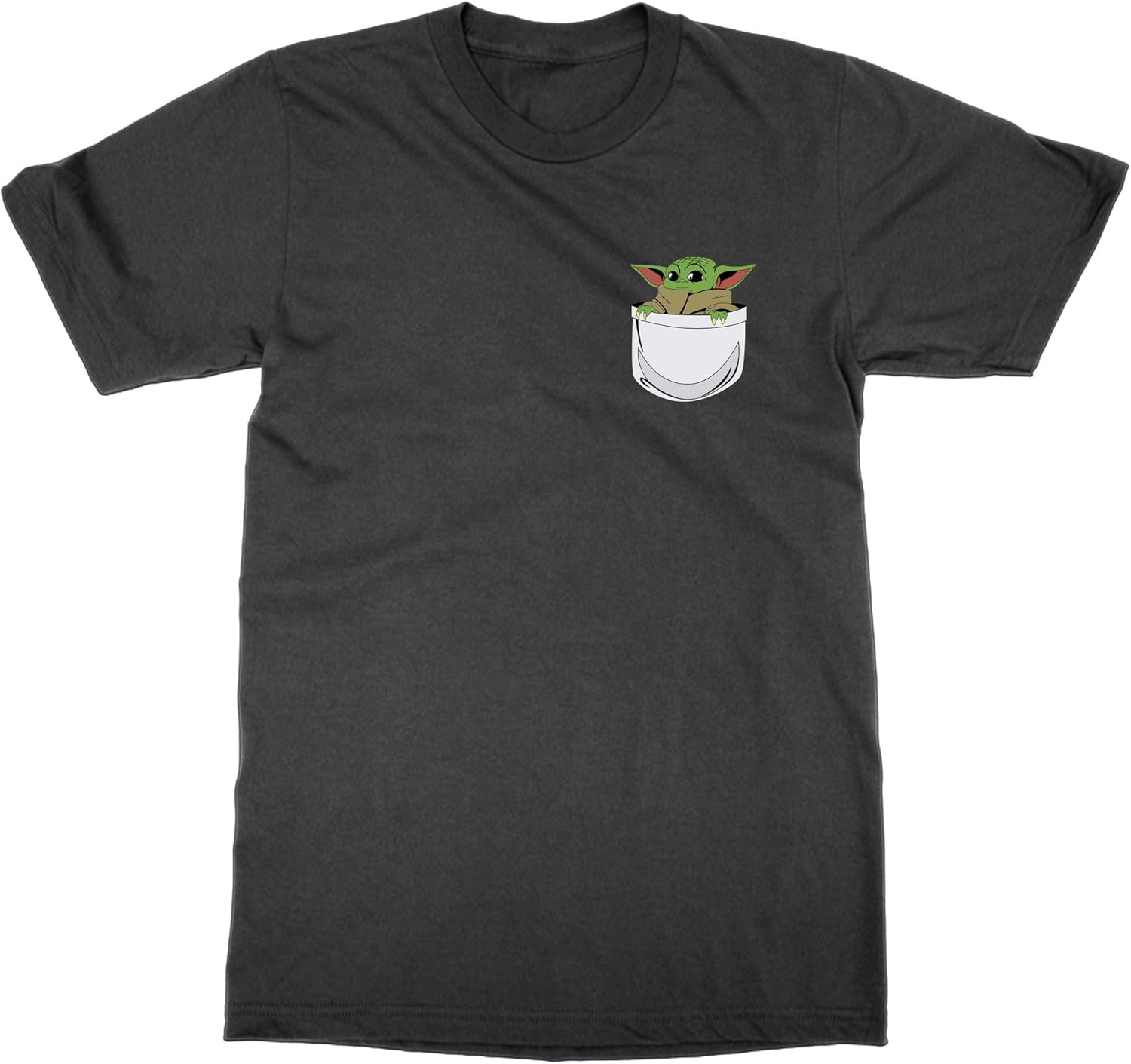 Cliquewear Baby Yoda Pocket TShirt Clothing