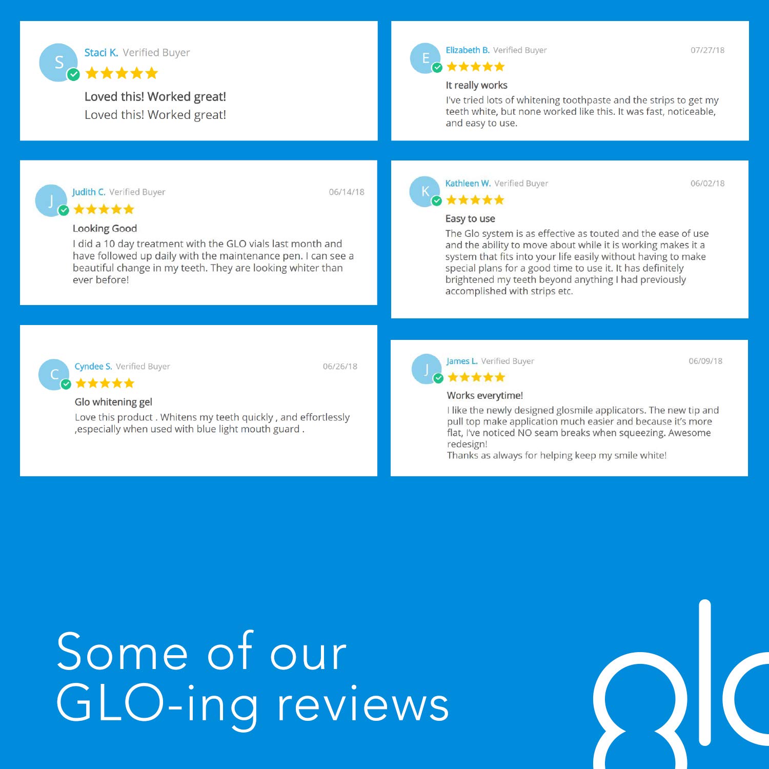 GLO Brilliant 3 Pack Teeth Whitening Gel Treatment Kit for Fast, Pain-Free, Long Lasting Results. Clinically Proven. Includes 3 GLO Vials: Premium Beauty