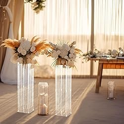 Efavormart 40" Heavy Duty Acrylic Flower Pedestal