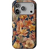 Casely iPhone 17 Pro Case | Fallen Gold | Antique Floral | Bold Protective Design | Compatible with MagSafe