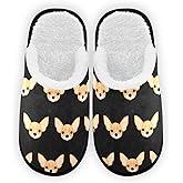 Glaphy Slippers for Women Men, Memory Foam House Slippers, Non-Slip Indoor Outdoor Winter Bedroom Shoes