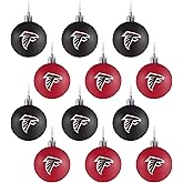 FOCO NFL Team Logo 12-Pack Ball Hanging Tree Holiday Ornament Set