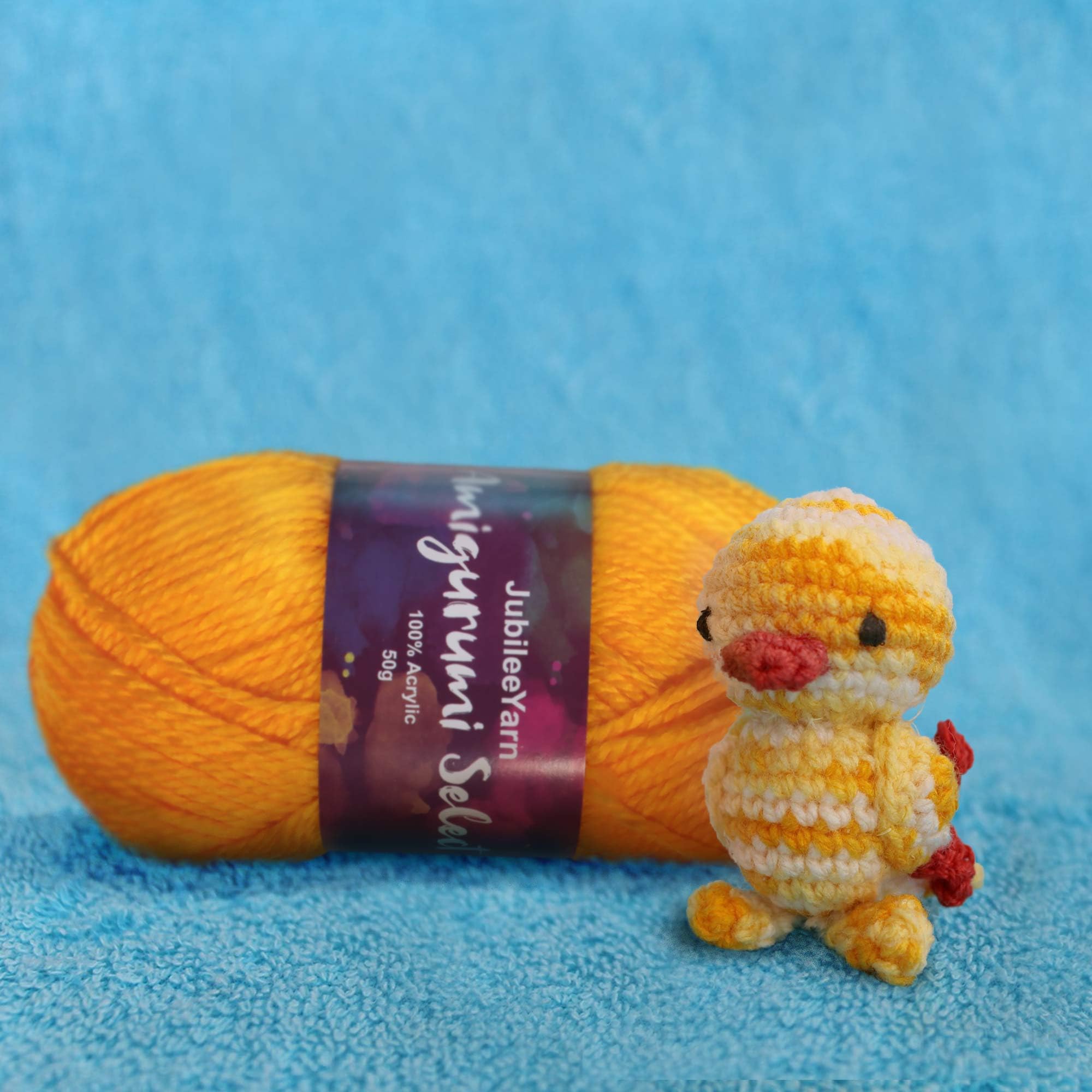 JubileeYarn Amigurumi Select Yarn - Baby Acrylic - Shades of Brown - 4 Skeins