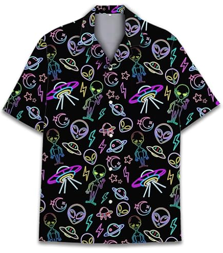 Amazon.com: Retro 80s Hawaiian Shirts for Men Women, Vintage