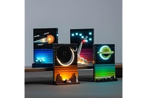 BrickBling LED Lighting Kit for Lego Tales of The Space Age, Voice Control Version Lights Compatible with Lego 21340 (Lights Only, No Model)