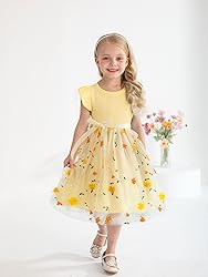 Sinhoon Toddler Girl Tulle Dress Summer Ruffle