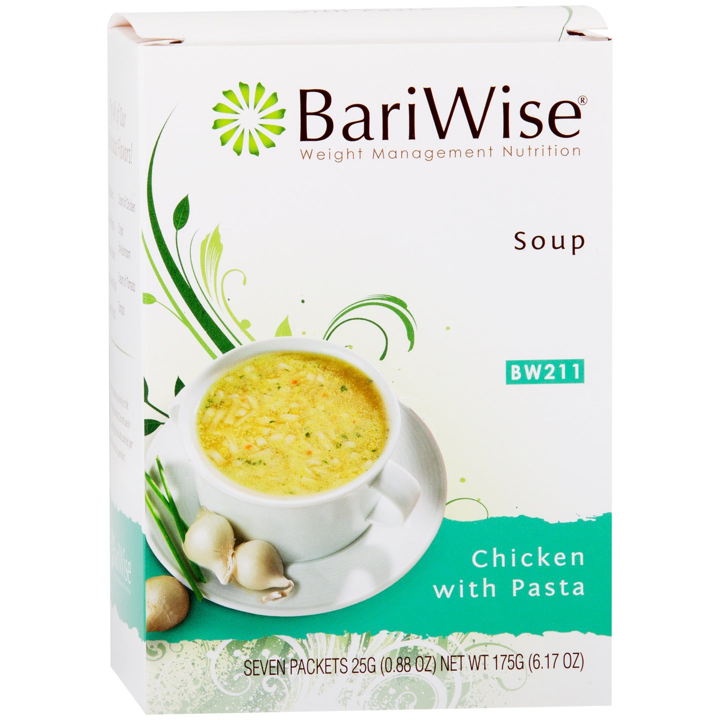 BariWise High Protein LowCarb Diet Soup Mix Low Calorie, Fat Free Beef with Pasta (7 Count