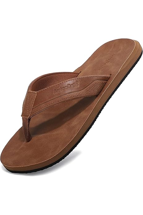 Flip Flops Hombre Chanclas De Cuero Para Hombre Sandalias