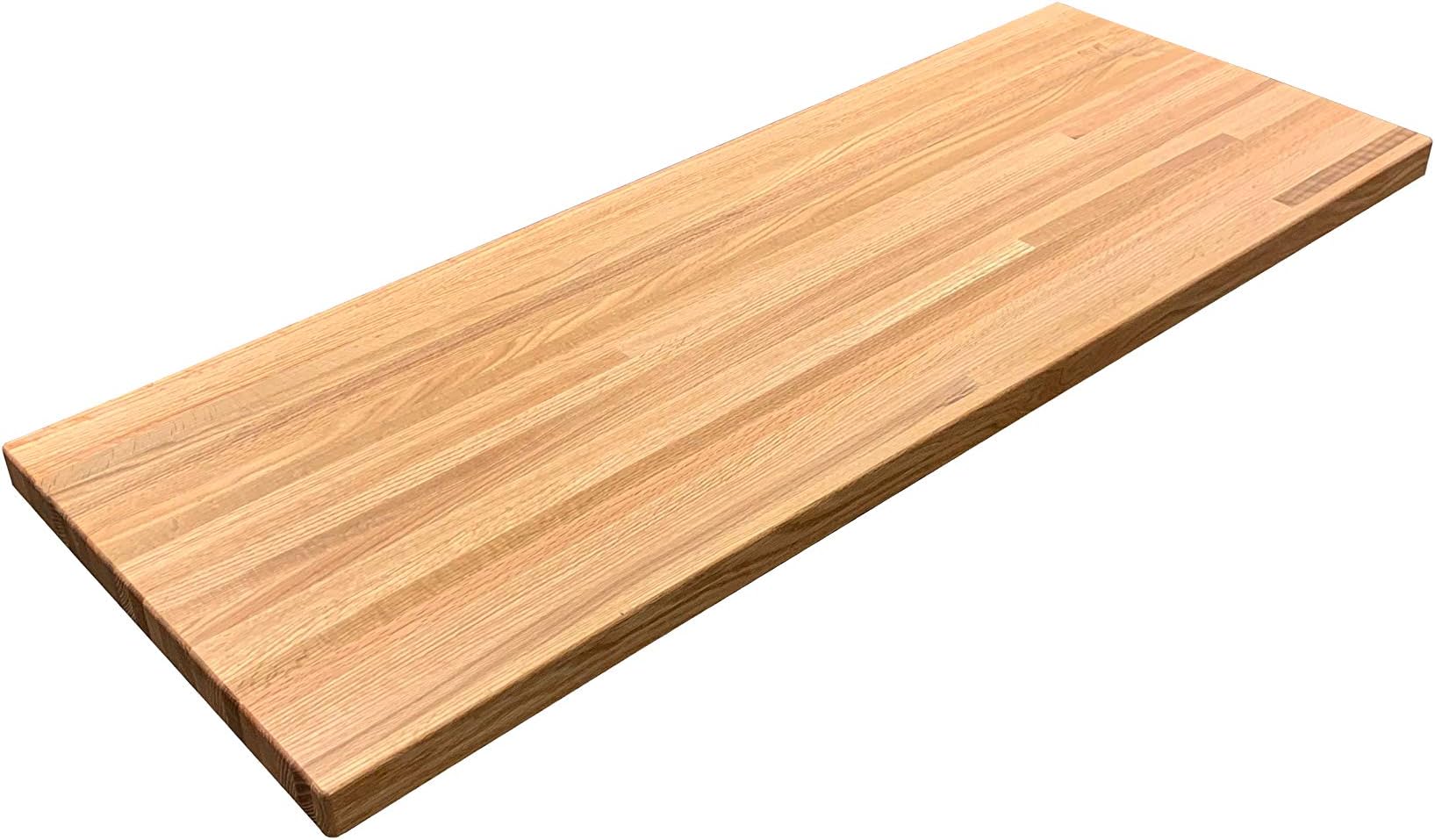 Forever Joint Tops Red Oak Butcher Block Wood Countertop - 1.5" x 26" x 60"