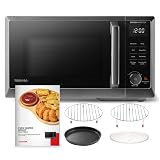 TOSHIBA Inverter Countertop Microwave Oven Air Fryer Combo MASTER Series, Broil, Convection, Speedy Combi, Even Defrost 11.3'' Turntable Sound On/Off, 27 Auto Menu&47 Recipes
