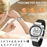 Hearkent Pedometer Watch for Women – Step Calorie Counter, 30M Waterproof, Non view 4