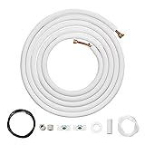 VEVOR 25FT Mini Split Line Set, 1/4" & 1/2" O.D