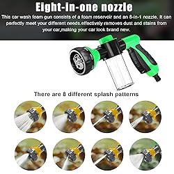 Wevdn Car Wash Nozzle, High Pressure 8 Adjustable