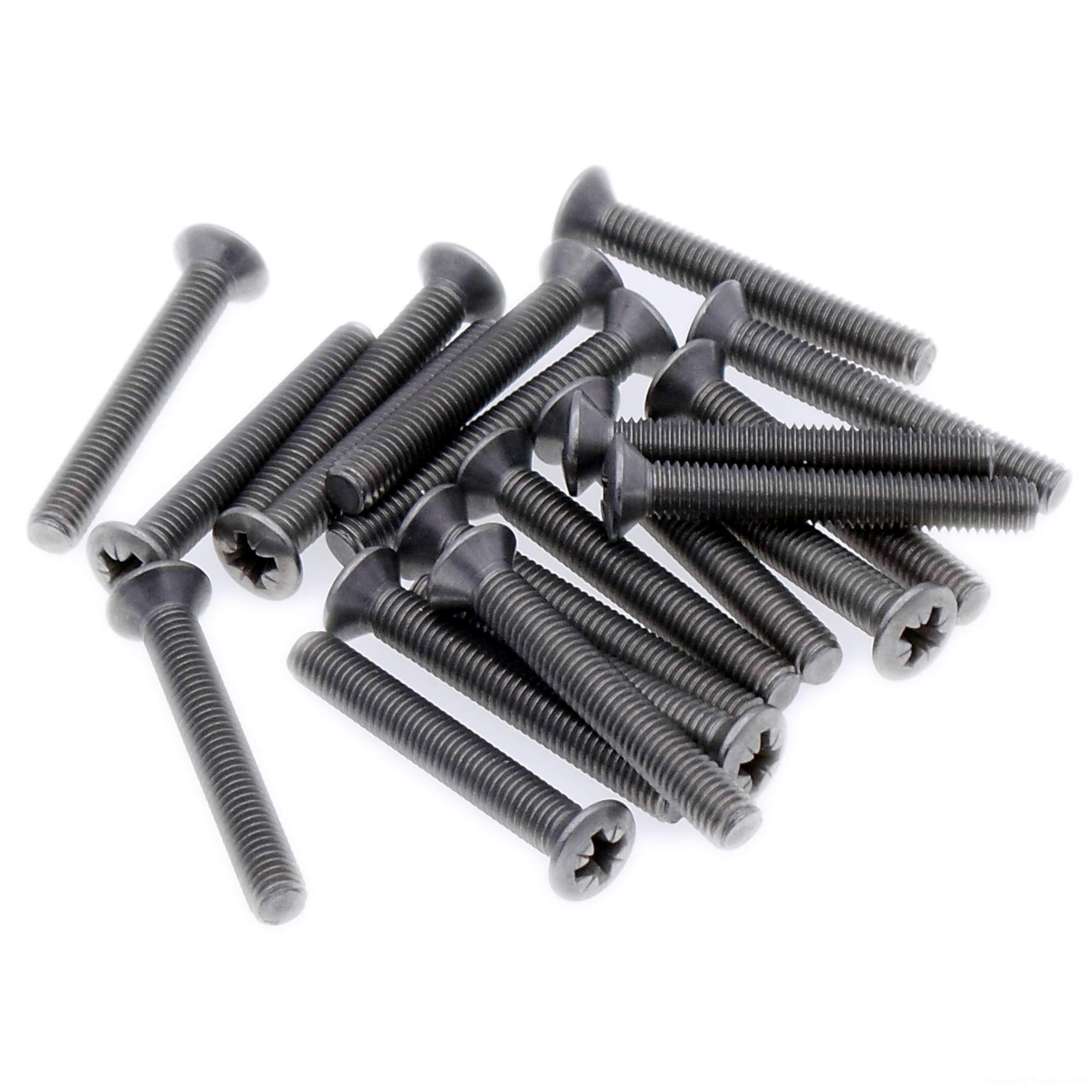 M2 (2mm x 8mm) Pozi Raised Countersunk Machine Screw (Bolt) - Stainless Steel (A2) (Pack of 20)