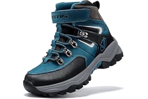 Littleplum Kids Snow Hiking Boots Antiskids Waterproof Booties Outdoor Shoes for Boys Girls