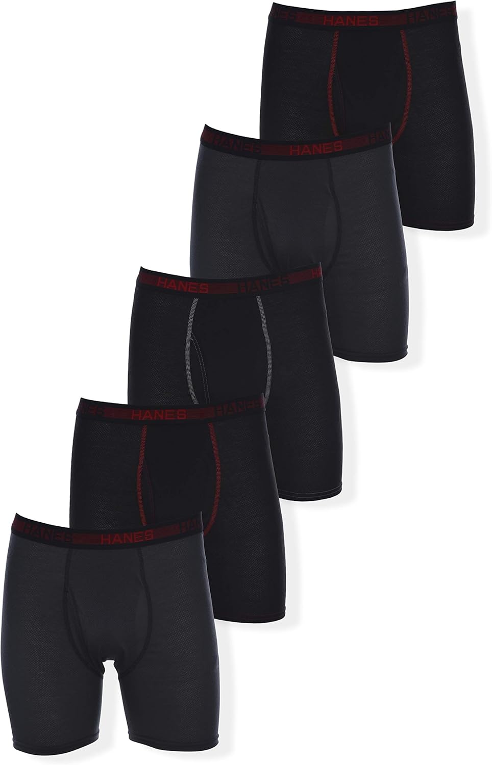 Hanes Men's 5-Pack Sports-Inspired Cool Dri Boxer Brief at  Men’s Clothing store