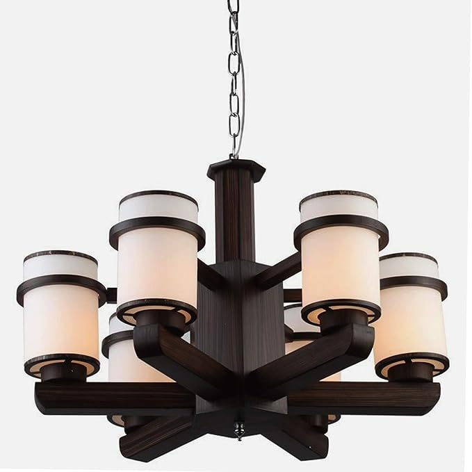 Flourish Home Decor Chandelier Light for Living Room Hanging Light Jhumar LED Bulb Free with 2 Year Warranty 6 Lamp Jhumar