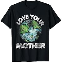Amazon.com: Love your mother shirt vintage earth day t-shirt T