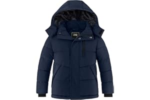 ZSHOW Boy's Warm Winter Coat Soft Fleece Jacket Waterproof Snow Coat