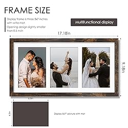 DUENPY 8x16 Collage Picture Frame, 5x7 Collage