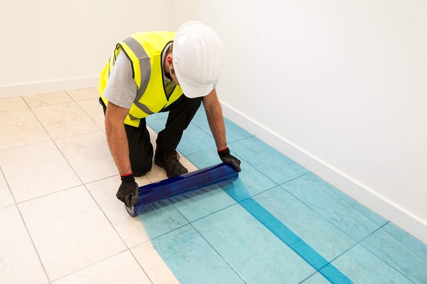 Sticky Self Adhesive Cover Film 100m Roll Proguard Carpet