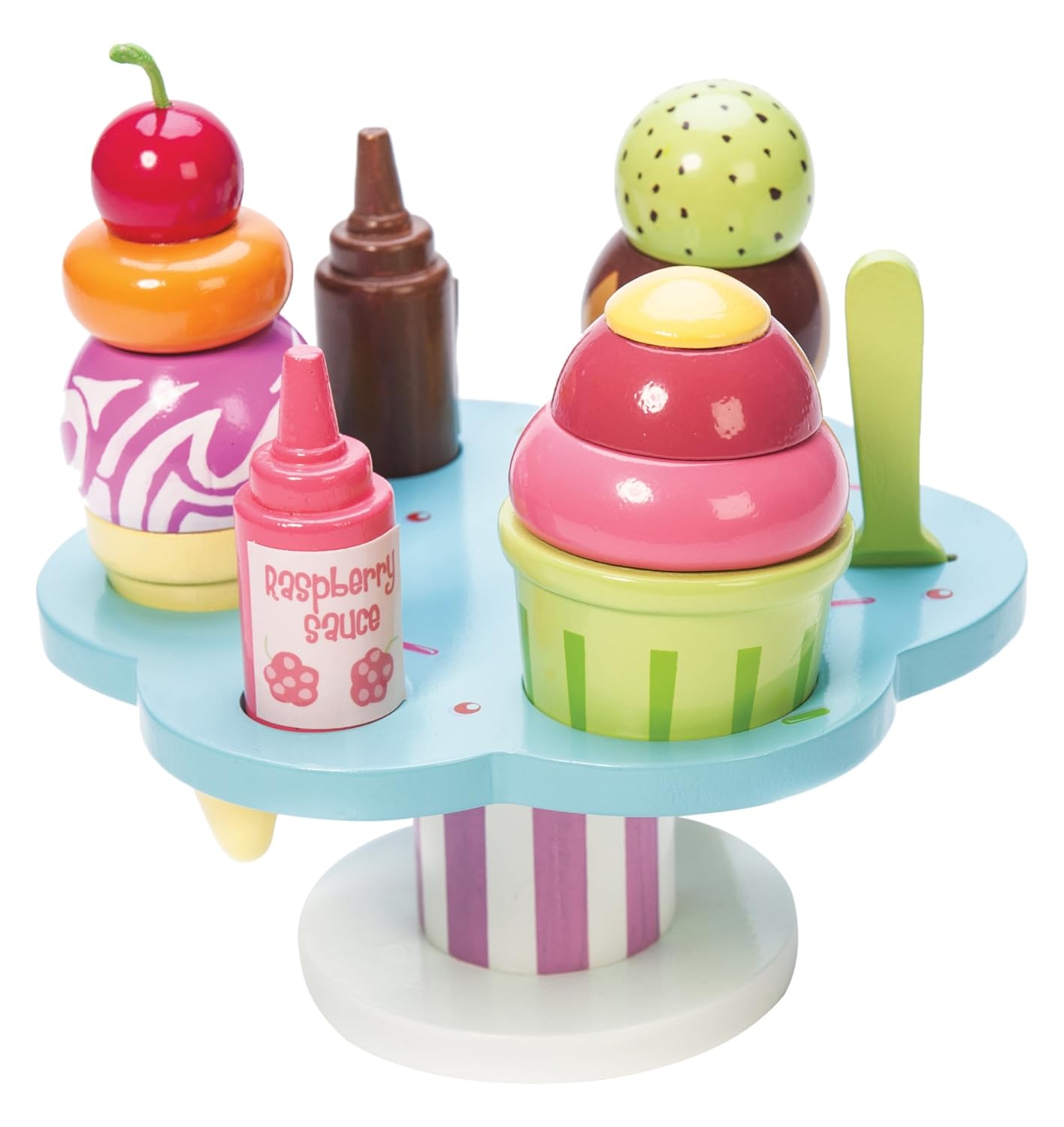Le Toy Van Colourful Wooden Honeybake Carlo's Gelato Toy Pretend Ice