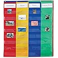 Learning Resources 2 And 4 Column Double-sided Pocket Chart, 30"L x 38"H, Classroom Organizer, Teacher Accessories