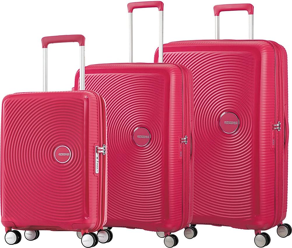 American Tourister Curio Hardside Luggage, Pink, 3Piece Set Amazon.ca Luggage & Bags