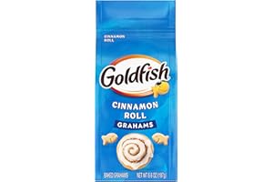 Goldfish Grahams Cinnamon Roll Baked Snack Crackers, 6.6 Oz Bag