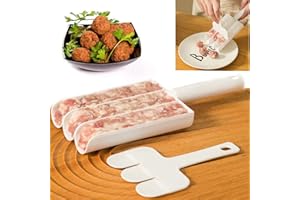 RVDATZ Creative Kitchen Triple Meatball Maker,2023 Meat Baller Spoon with Cutting Spade,DIY Meatball Making Set,Home Cooking Tools for Quick Cooping Cookie Dough Or Sorbet (1 Pcs)