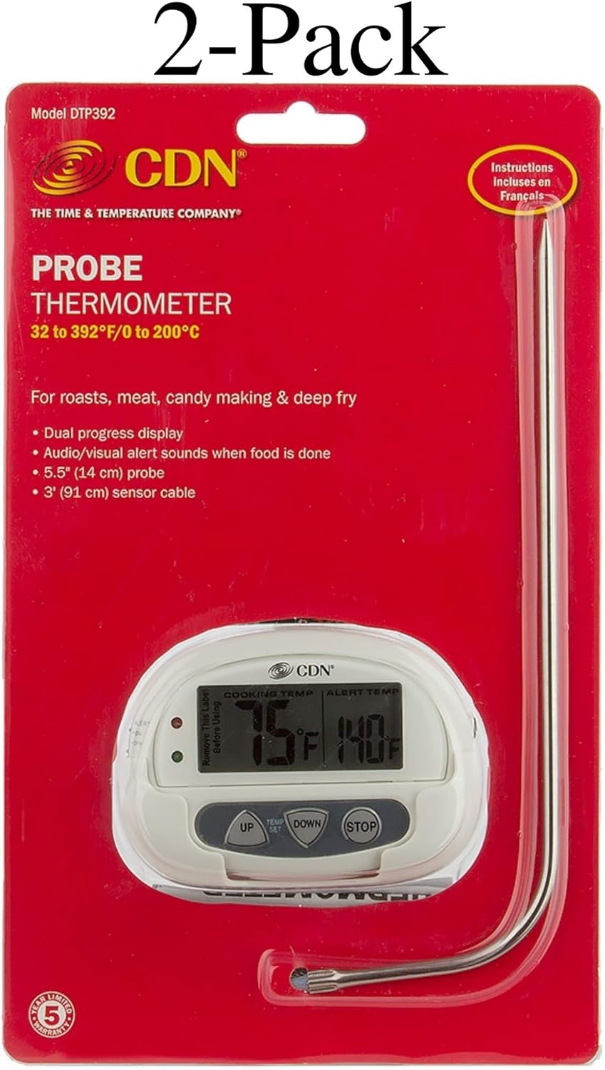 CDN DTP392 Digital Probe Thermometer Set of 2 Inspection & Test Plus