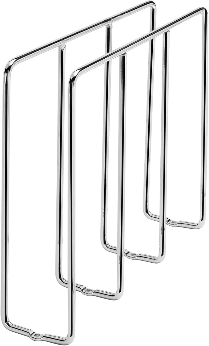 Amazon Com Rev A Shelf 596 10cr 52 U Shaped Tray Divider Bakeware Cookie Sheet Organizer For Wall Or Base Kitchen Cabinets Chrome Home Kitchen