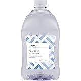 Amazon Brand - Solimo Gentle & Mild Clear Liquid Hand Soap Refill, Triclosan-free, 56 Fluid Ounces, Pack of 1