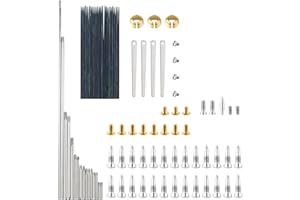 KITANIS Alto Saxophone Repair Kit,92 Pcs Alto Saxophone Repair Parts Replacement Tools Set,Woodwind Musical Instrument Maintenance Replacement Accessories