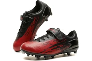 BUWTDAY Kids Soccer Cleats Boys Girls Athletic Outdoor Youth Football Shoes Running & Training Lightweight Baseball Shoes(Little Kid/Big Kid)