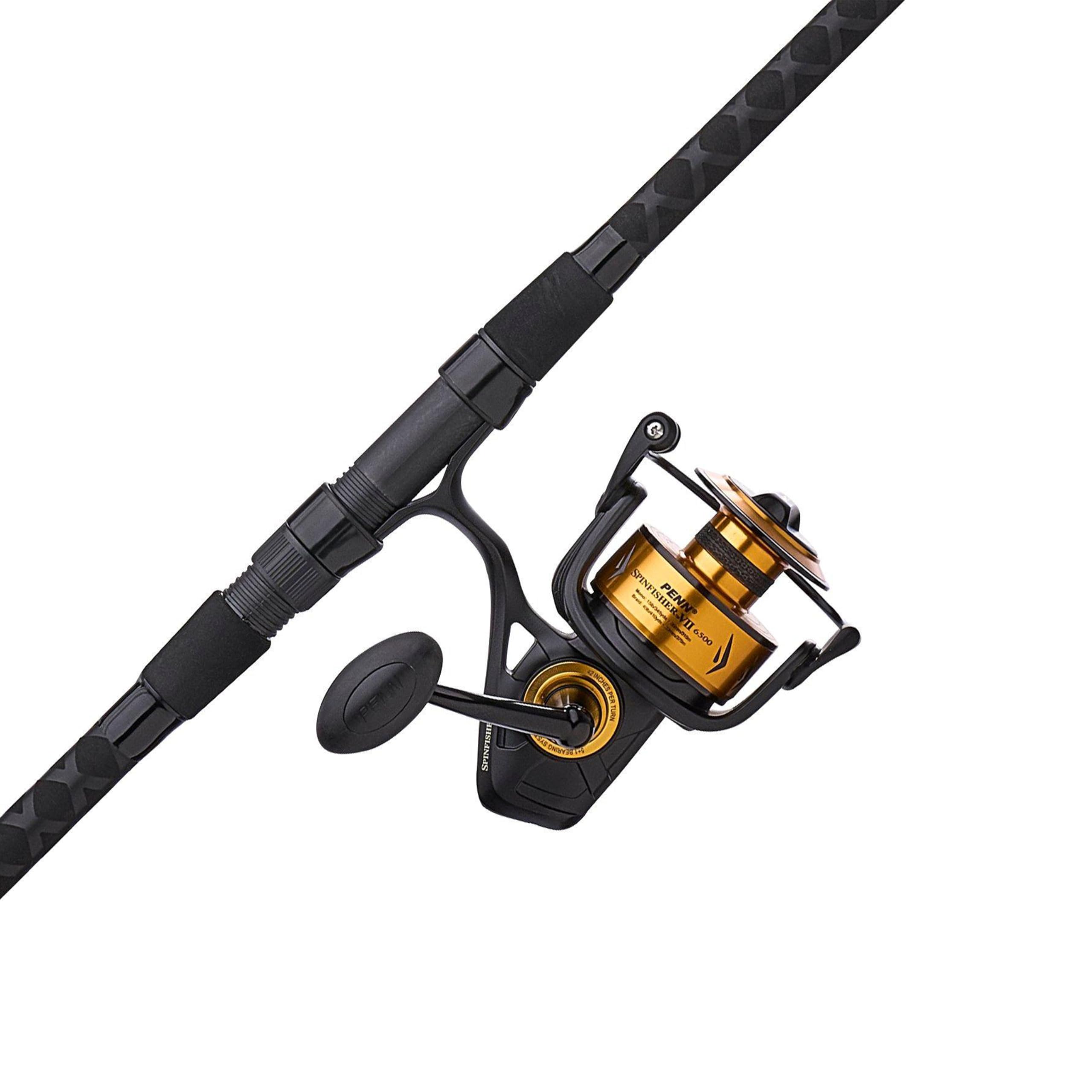 Photo 1 of ***MAY BE BROKEN***PENN 10' Spinfisher VII Spinning Fishing Rod & 6500 Reel Combo, 15-30lb Line Rating, Heavy Power, IPX5 Sealing, CNC Gear Technology with Brass Main Gear