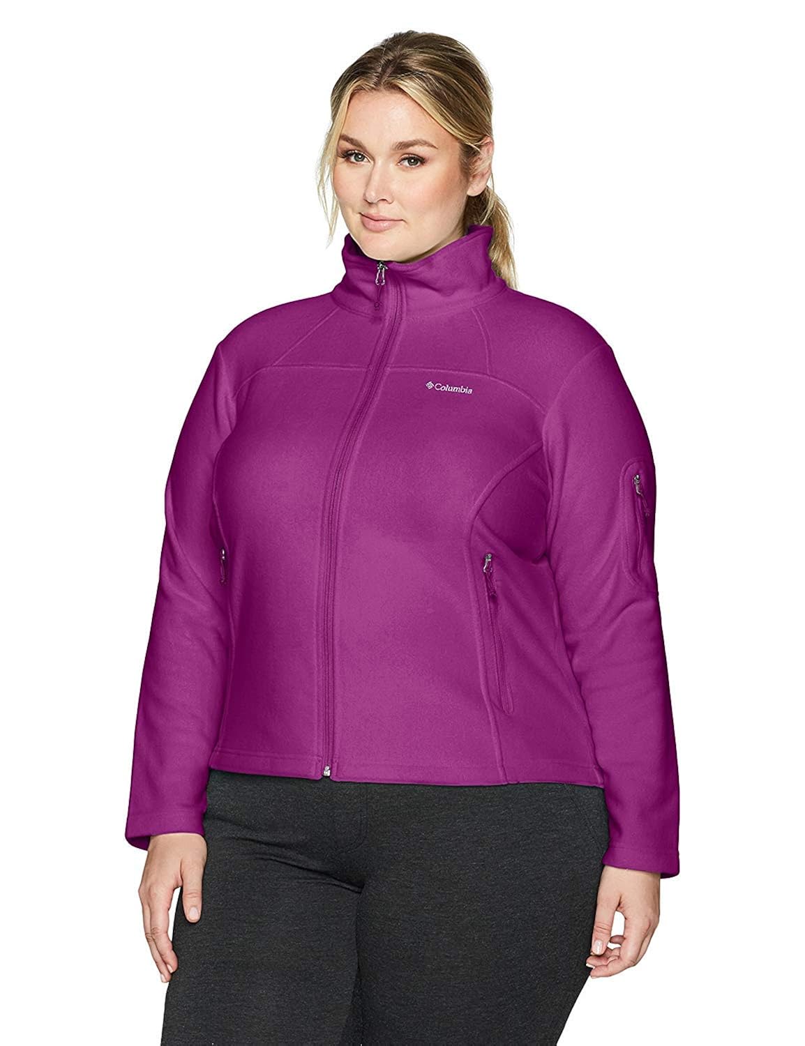 Buy Columbia Women's PlusSize Fast Trek II FullZip Fleece Jacket at