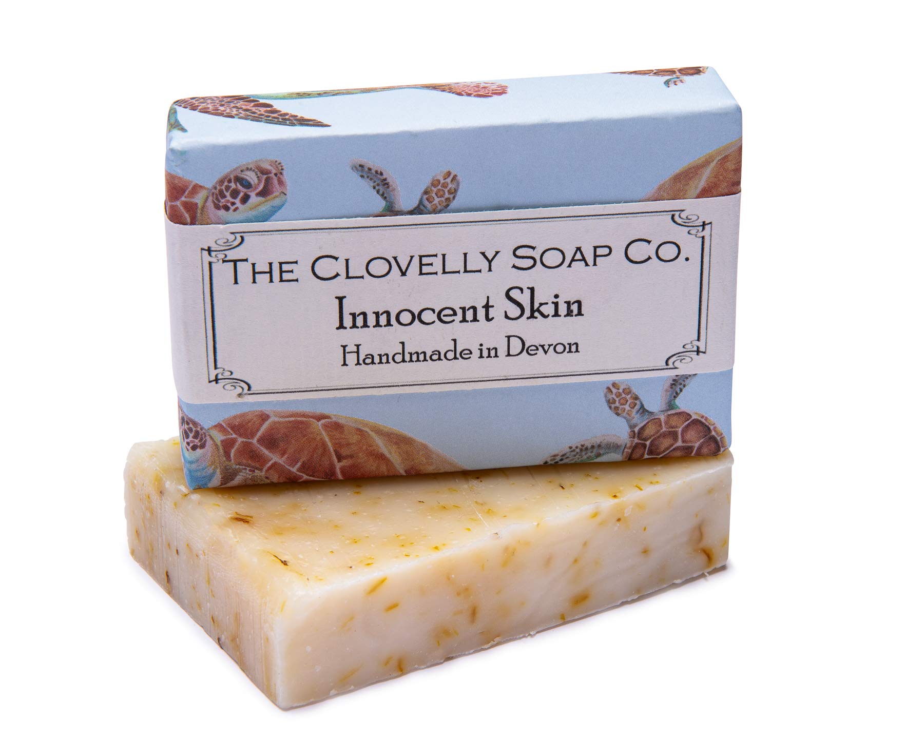 Clovelly Soap Co Natural Handmade Scent Free Innocent Skin Soap Bar for Sensitive Skin 100g