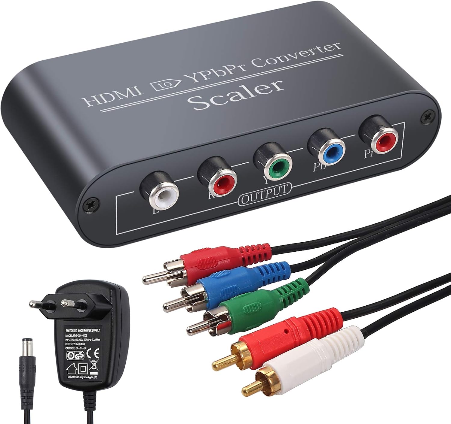 Convertitore Da Componente (YPbPr) A HDMI Con Audio – Adattatore 1080P