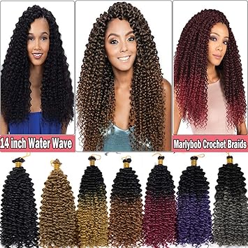 Amazon Com Marlybob Crochet Braids Hair Extension 14 Inch Deep